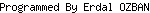 CopyRight© Erdal ÖZBAN